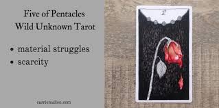 5 of pentacles tarot card meaning. Five Of Pentacles Wild Unknown Tarot Card Meanings Carrie Mallon