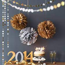 25 Diy Coolest Nye Ideas New Year Eve Projects Craftionary New Years Eve Decorations New Years Decorations Pom Pom Decorations