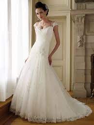 Dropped Waist Wedding Dress With Shoulder Sleeves Sleeves Lace Tulle A Line Wedding Dr Wedding Dress Cap Sleeves A Line Wedding Dress A Line Bridal Gowns