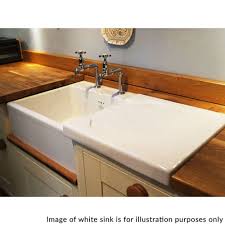 If you enjoy hosting family dinners. Shaws Fireclay 610 Large Biscuit Ceramic Kitchen Sink Drainer Kitchen From Taps Uk