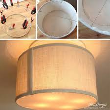 Diy Drum Shade With Burlap 9th Mayne Diy Drum Shade Diy Lamp Shade Diy Drums
