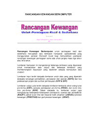 Pdf Rancangan Kewangan Berkomputer Azim Izzuddin Academia Edu
