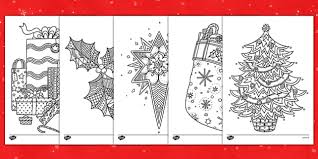 Christmas Themed Mindfulness Colouring Christmas Coloring Pages Mindfulness Colouring Christmas Colors