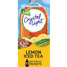 Each pitcher packet of powdered lemonade mix in this 6 count canister is perfectly portioned to make 2 quarts or 1 pitcher of crystal light sugar free drink . Amazon Com Crystal Light Drink Mix Lemon Iced Tea On The Go Packets 10 Count Pack Of 6 Boxes Everything Else