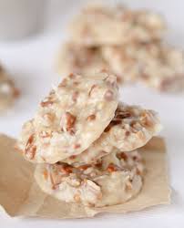 No Bake Coconut Pecan Praline Cookies Confessions Of A Cookbook Queen Baking Recipes Cookies Pecan Praline Cookie Recipe Recipes