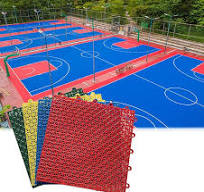 Amazon.com: Sport Court Tiles Outdoor Basketball, 10×10 Inch ...