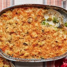 Roasted brussel sprout salad with quinoafit foodie finds. Coconut Brussels Sprouts Gratin Recipe Bon Appetit