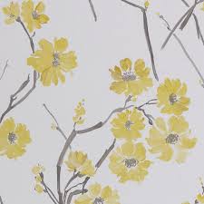 Floris Wallpaper Mustard Slate Neutral 30218 Harlequin Boutique Wallpapers Collection Mustard And Grey Wallpaper Harlequin Wallpaper Boutique Wallpaper