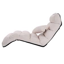 The steel frame make this lazy sofa chair durable and can serve you a long time. Costway Folding Lazy Sofa Chair Stylish Sofa Couch Beds Lounge Chair W Pillow Beige New Walmart Com Walmart Com