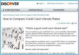 What is the apr on a discover credit card. Discover Card How To Compare Credit Card Interest Rates Nicki Discover Card Interest Rate Neat