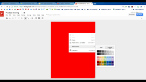 Note that none of this will change the background when you go to google.com. Change Background Color In Google Drawings Youtube