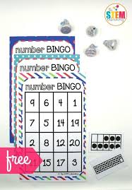 Number Bingo Cards For Kids Number Bingo The Stem Laboratory Numbers Kindergarten Math Games For Kids Numbers Preschool