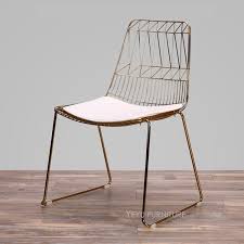 They are made of distinct materials such as wood, metal, steel and. Modern Classic Wire Chair Rose Gold Or Gold Color Harry Bertoia Wire Chair Metal Wire Side Dining Chair Loft Dining Chair 2pcs Buy At The Price Of 530 00 In Aliexpress Com