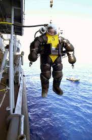 You'll burn through 1 oil per minute. Old School Diving Suits 1882 2014 Atmospheric Diving Suit Diving Suit Diving