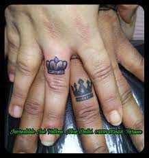 Coupletattoo Fingertattoo Crowntattoo Couple Tattoo Call Whatsapp 09899473688 Ring Finger Tattoo Cover Up Ring Finger Tattoo Finger Tattoos