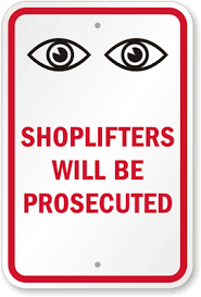 We cannot guarantee that shoplifters will be liquidated book is available. Shoplifters Will Be Prosecuted Sign Sku K 9833