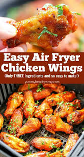 If You Love Chicken Wings You Have To Try This Air Fryer Chicken Wings Recipe This Wi Chicken Wing Recipes Air Fryer Recipes Healthy Air Fryer Dinner Recipes