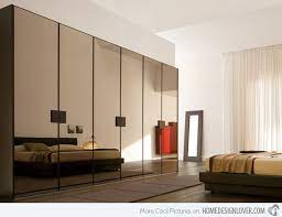When the mirrored sliding doors are well applied, they won't look like outdated designs. 15 Wonderful Bedroom Closet Design Ideas Home Design Lover Bedroom Wardrobe Design Wardrobe Furniture Wardrobe Design Bedroom