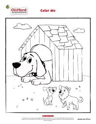Free halloween coloring pages for kids of all ages! Clifford S Doghouse Coloring Page Kids Pbs Kids For Parents