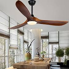 Aunlpb 52 Inch Rustic Ceiling Fan With