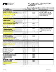 Asu English Major Map Asu Major Map - Major Map Accountancy Bachelor Of Science(B.s W P Carey  School Of Business Tempe Campus Catalog Year 2009-2010 Completed Atp Course  | Course Hero