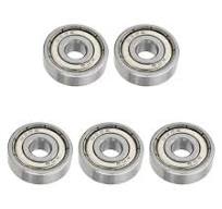 Bettomshin 10Pcs 626ZZ Deep Groove Ball Bearings, Double-Sided Steel Cover  Dust-Proof Carbon Steel Bearing, 6x19x6mm/0.24x0.75x0.24inch Skateboard ...