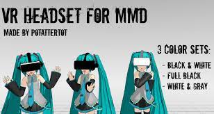VR Headset for MMD by PoTatterTot by Chee-shep on DeviantArt