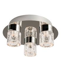 Search for ceiling mount lights. Flush Mounted Glass Ceiling Light With Unique Bubble Effect