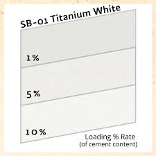 These days a number of colored cements are available in. Titanium White Sb01