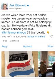This is week van inspiratie/ank bijleveld by university of twente on vimeo, the home for high quality videos and the people who love them. Presentatie Schiermonnikoog 75 Jaar Bevrijd