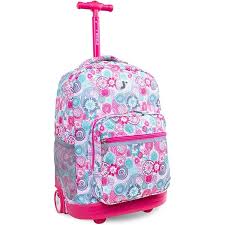 J World New York Unisex Sundance Laptop Rolling Backpack For ...
