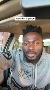 Kali~JB Backup Anthony Joshua vs Francis Ngannou heavyweight boxing m...