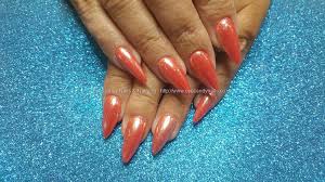 Acrylic nails are designed to enhance the appearance and strength of your actual nail. Eye Candy Nails Training Acrylic Nails With Chrome On Coral By Nicola Senior On 21 October 2016 At 01 45