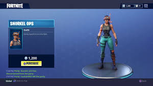 Check out fortnite letter locations! Fortnite Battle Royale New Snorkel Ops Skin Youtube