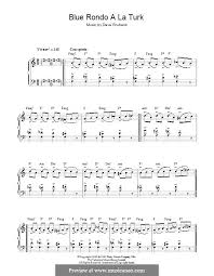 Blue Rondo A La Turk By D Brubeck Sheet Music On Musicaneo