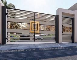Pintu pagar minimalis pintu pagar kayu jati. 10 Desain Pintu Gerbang Minimalis Modern Terbaik 2020 Arsidipa Com