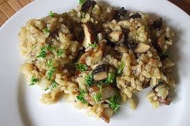 Champignon Risotto Chefkoch Rezept Risotto Risotto Rezept Chefkoch Vegetarisches Mittagessen