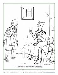 He could well have said to himself, what's the good of trusting god and doing what is right? Joseph Interpreted Dreams Coloring Page