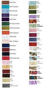 i love this cotton yarn color chart ravelry hobby