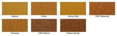 Boot hill grey, tugboat, wood chip, chestnut, cordovan brown, and coffee. Dulux Semi Transparent Stain Colours
