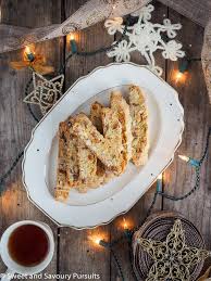 Spiced with cinnamon and cloves, and studded with orange zest and cranberries, they. Apricot And Almond Biscotti With White Chocolate Drizzle Sweet And Savoury Pursuits