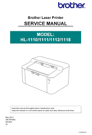 Πανσέληνοσ / panselhnos twn skoylhkiwn entypwsiake. Brother Hl 1110 Service Manual Pdf Download Manualslib