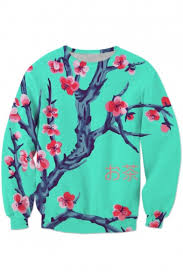 These are all available as downloadable art in my shop. New Stylish Floral Print Long Sleeve Round Neck Pullover Sweatshirt Takeluckhome Com