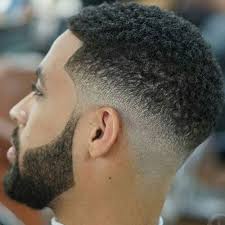 Bald Fade Haircut With Beard Black Man Pin On Fade Haircuts