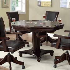 Coaster Game Table With Octagon Table Top In Dark Mahogany 100873 Game Room Tables Game Room Furniture Furniture