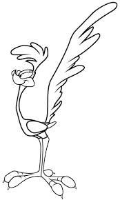 Howling coyote coloring page from coyote category. Road Runner Bird Coloring Page Bird Coloring Pages Cartoon Coloring Pages Coloring Pages