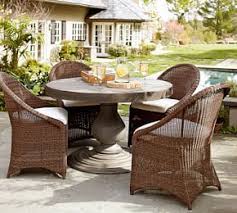 Home Furniture Home Decor Outdoor Furniture Pottery Barn Diy Outdoor Furniture Wicker Dining Armchair Patio Table