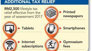 Which is why we've included a full list of income tax relief 2017 malaysia here for your calculation Pm Announces 4 Additional Tax Reliefs Including Newspaper Subscriptions For Budget 2017