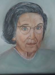 This is my mother Elisa, she is a 85 years old artist and has been painting  since she was a young girl. This is one of her latest paintings. Oil