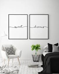 Sweet dreams wood sign wall cottage farm de plaque. Sweet Dreams Wall Art Set Of 2 Prints Above Crib Decor Nursery Prints Set Of Two Wall Art Above Bed Prints Wall Decor Bedroom Baby Wall Art Bedroom Wall Decor Above Bed
